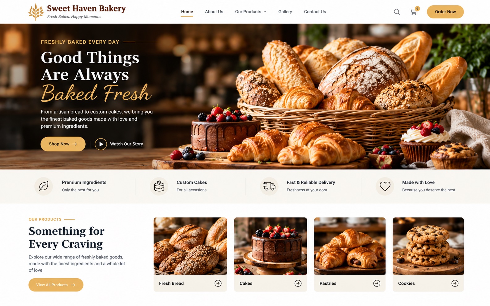 Website after redesign